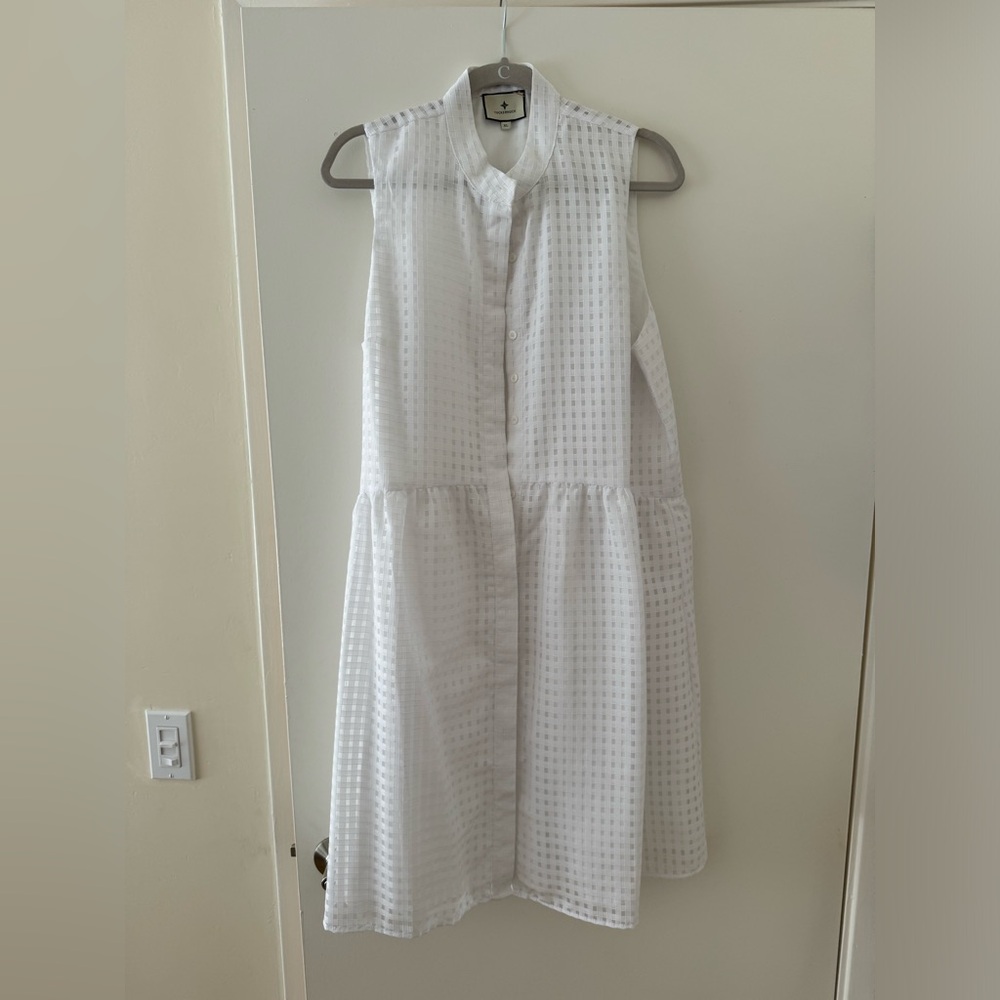 Tuckernuck white mini/midi sundress!